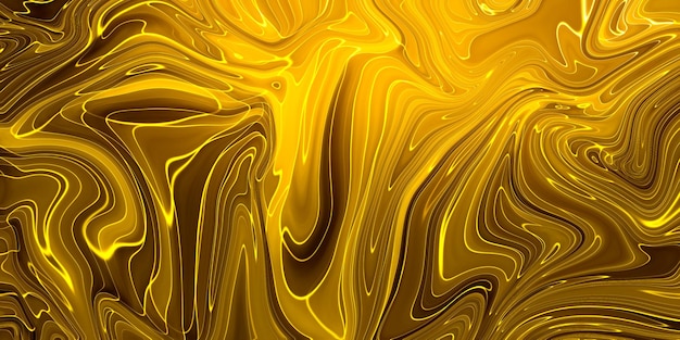 Fondo abstracto de pintura al óleo amarilla y dorada Pintura al óleo Pintura al óleo amarilla y dorada para el fondo Fondo abstracto de textura de patrón de mármol amarillo y dorado