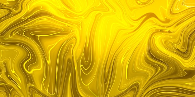 Foto gratuita fondo abstracto de pintura al óleo amarilla y dorada pintura al óleo pintura al óleo amarilla y dorada para el fondo fondo abstracto de textura de patrón de mármol amarillo y dorado