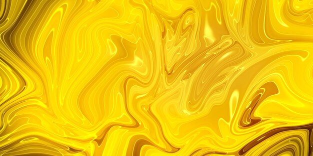 Fondo abstracto de pintura al óleo amarilla y dorada Pintura al óleo Pintura al óleo amarilla y dorada para el fondo Fondo abstracto de textura de patrón de mármol amarillo y dorado