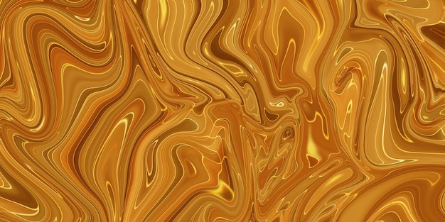Fondo abstracto de pintura naranja Textura acrílica con patrón de mármol