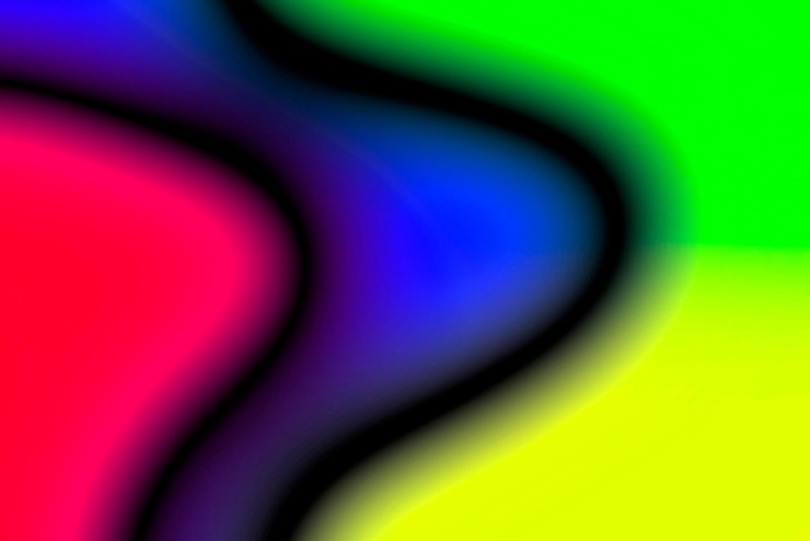 Foto gratuito fondo abstracto pop borroso - contornos de tinta