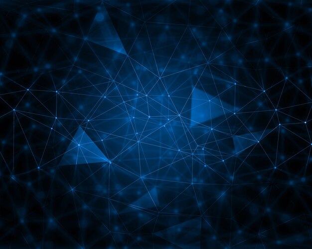 Fondo abstracto technológico con líneas de conectividad