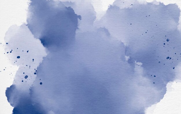 Fondo de acuarela pintado a mano con forma de cielo y nubes