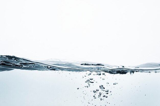 Fondo de agua dulce, líquido transparente.
