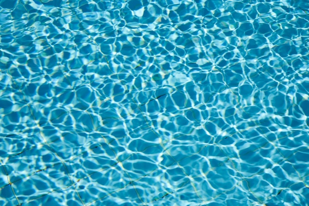 Fondo de agua en la piscina