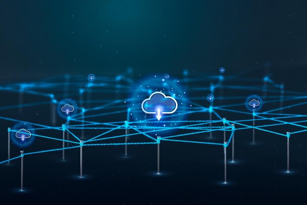 Fondo de almacenamiento en la nube, diseño de redes empresariales