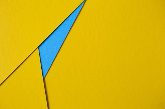 Fondo amarillo y azul abstracto del cartón
