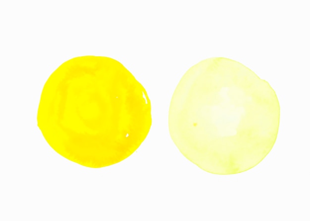 Foto gratuita fondo amarillo brillante y claro aislado sobre fondo blanco