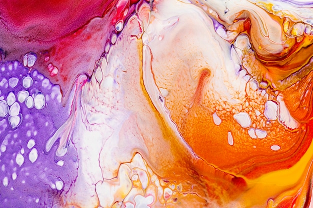 Fondo de arte colorido arte fluido bricolaje abstracto textura fluida