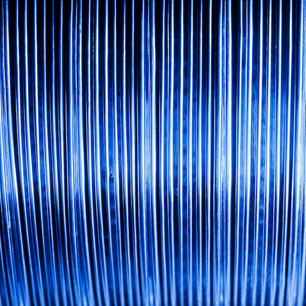 Fondo azul abstracto de cables y alambres