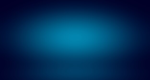 Fondo azul degradado de lujo abstracto. Azul oscuro liso con banner de estudio de viñeta negra.