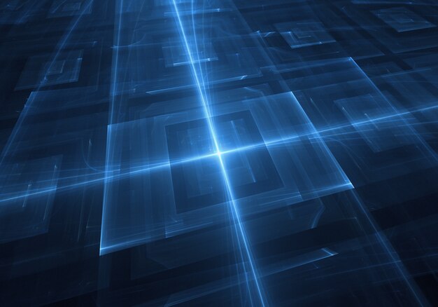 Fondo azul de tecnología