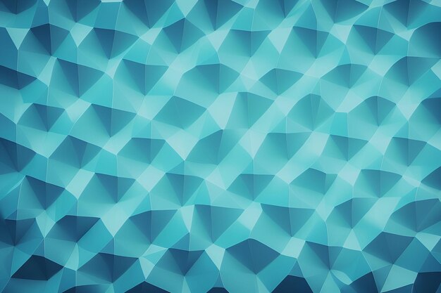 Un fondo azul y verde con un patrón geométrico.