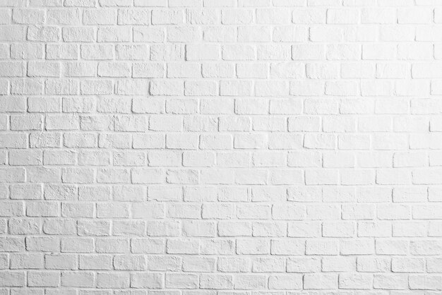 Fondo blanco de las texturas de la pared de ladrillo