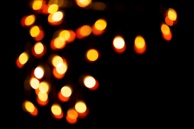 Foto gratuito el fondo bokeh corazones rojos