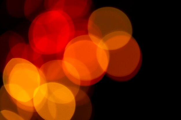 Fondo bokeh corazones rojos