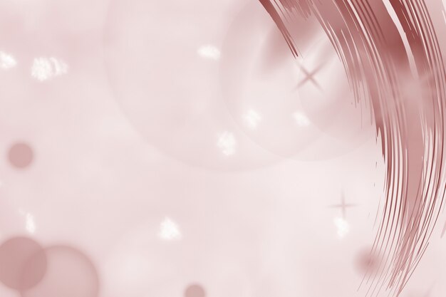 Fondo bokeh con marco de borde rosa polvoriento