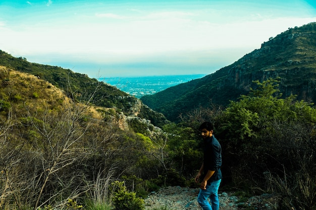 Fondo cielo clima colina paisaje cloudscape