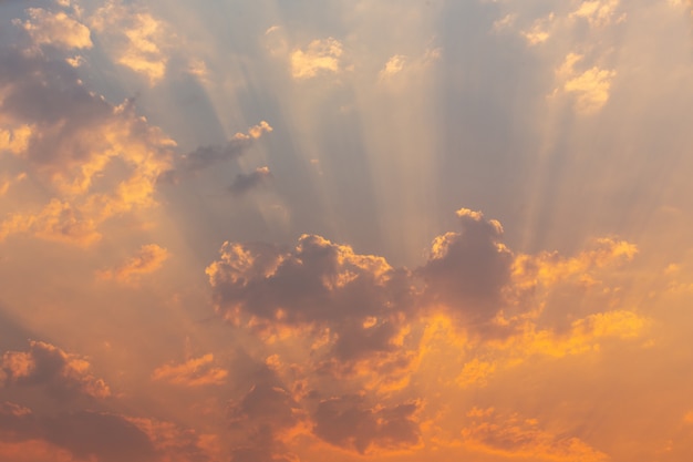 Foto gratuita fondo del cielo de la tarde.