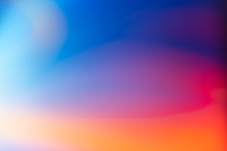 Foto gratuito fondo de colores vívidos y borrosos