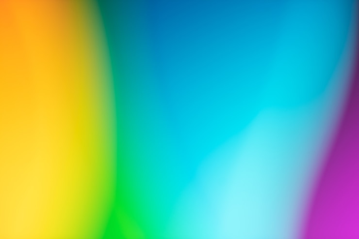 Foto gratuito fondo de colores vívidos y borrosos