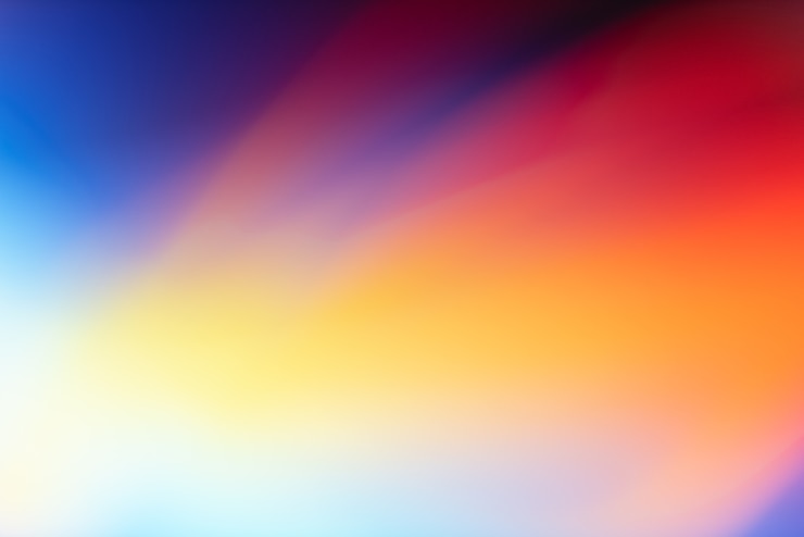 Foto gratuito fondo de colores vívidos y borrosos