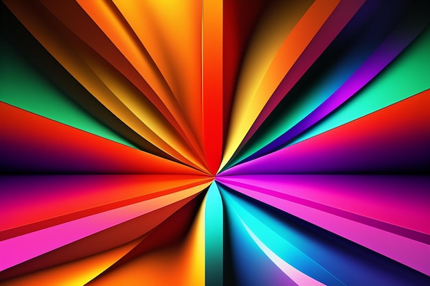 Un fondo colorido con un arco iris de colores.
