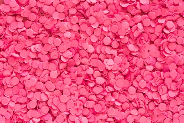 Fondo de confeti rosa