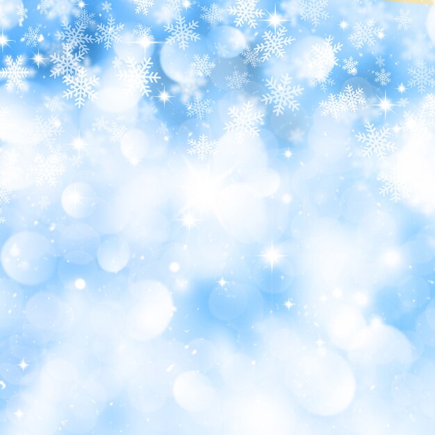 Fondo de copo de nieve de Navidad