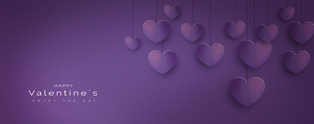 Foto gratuita fondo de corazones colgantes con estilo para san valentín