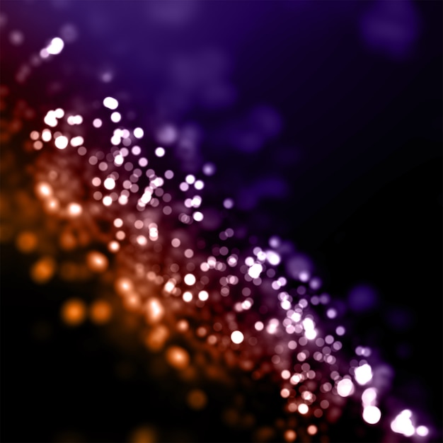 Foto gratuita fondo decorativo de luces bokeh