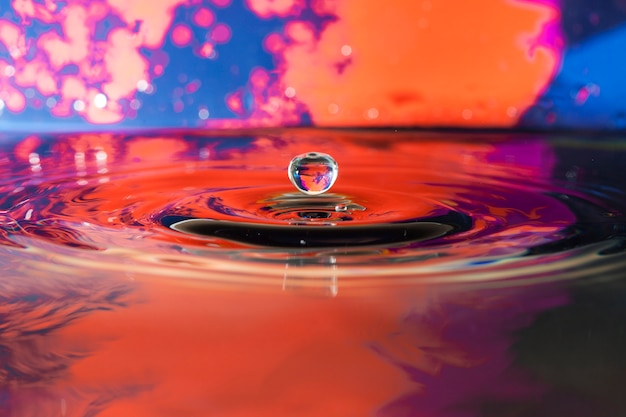 Fondo decorativo con salpicaduras de agua