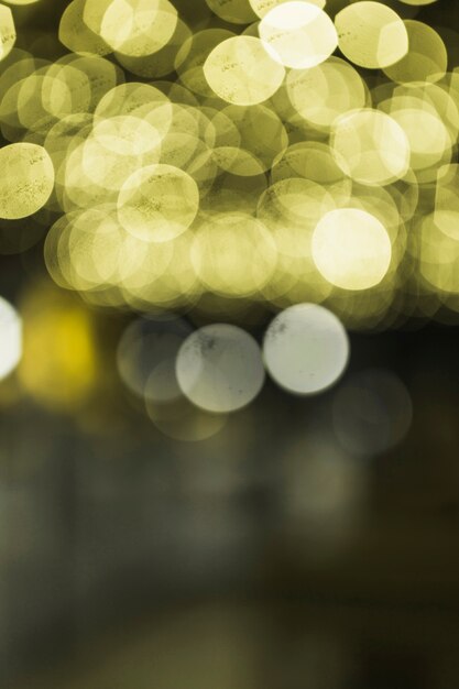 Fondo defocused transparente amarillo iluminado