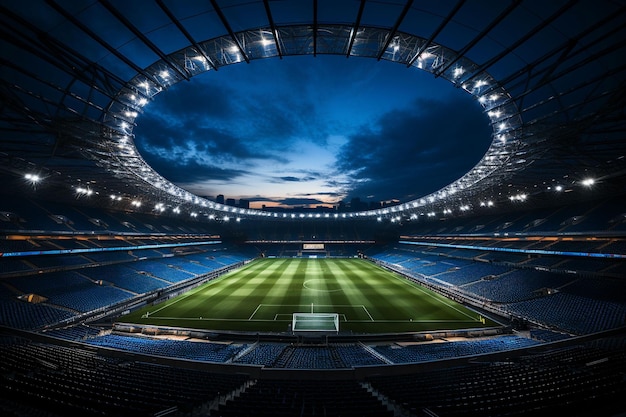 Foto gratuita fondo deportivo del estadio de fútbol