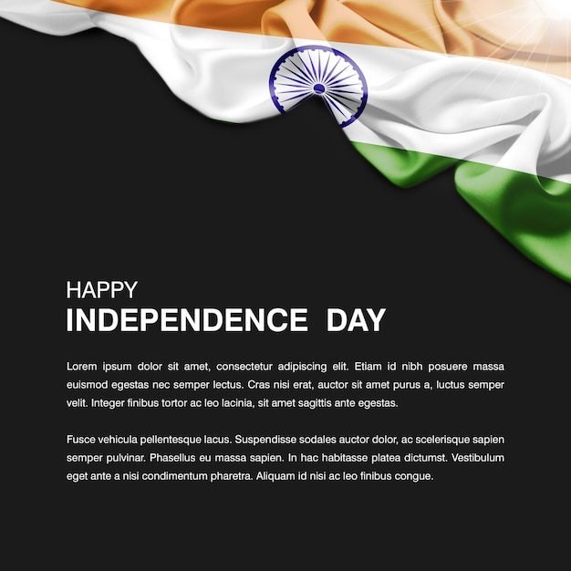 Foto gratuita fondo del día de la independencia de la india