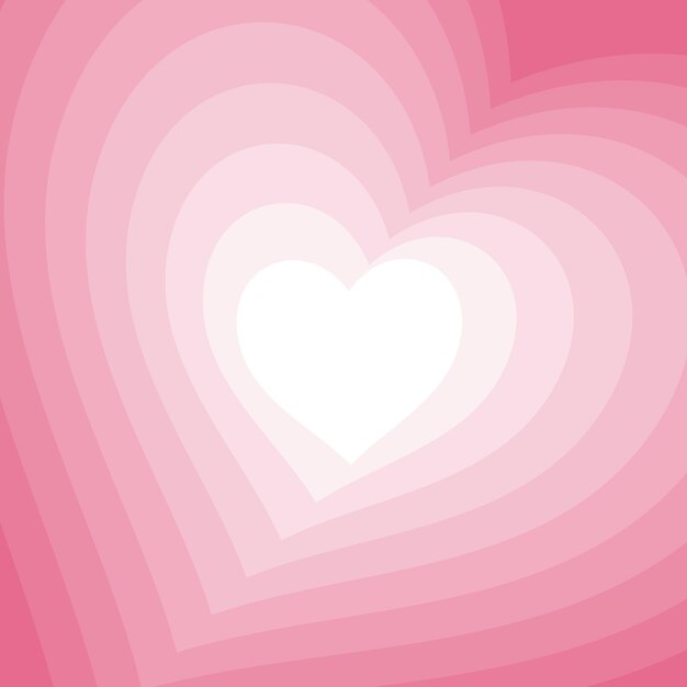Fondo del día de San Valentín con un diseño de corazones rosas