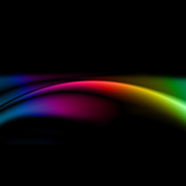 Fondo de diseño abstracto con colores del arco iris