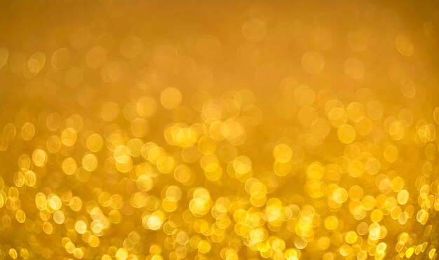 Fondo dorado con efecto bokeh