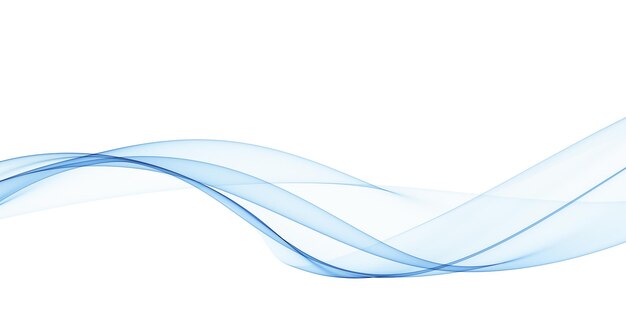 Fondo elegante de onda azul que fluye para presentación de negocios