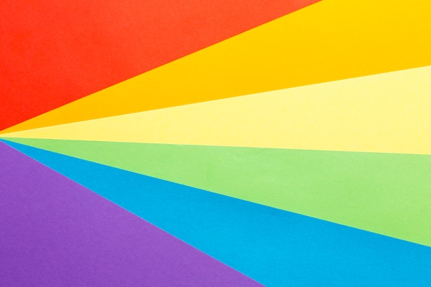Fondo de espacio de copia de bandera de orgullo de arco iris
