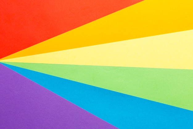 Fondo de espacio de copia de bandera de orgullo de arco iris