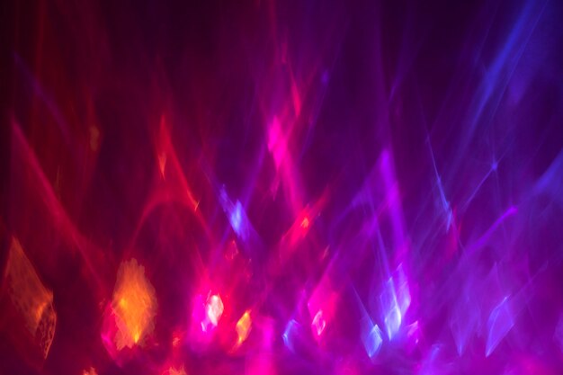 Fondo estético con efecto de luz led de neón abstracto