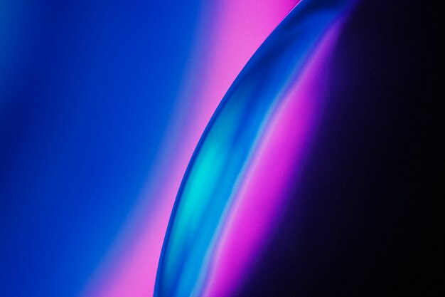 Fondo estético con efecto de luz led de neón abstracto