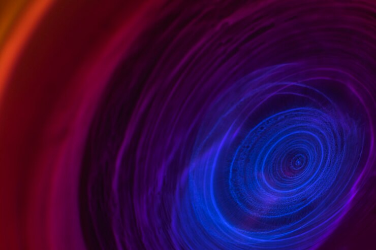 Foto gratuito fondo estético con efecto de luz de neón abstractos