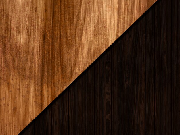 Fondo de estilo grunge con dos texturas de madera diferentes