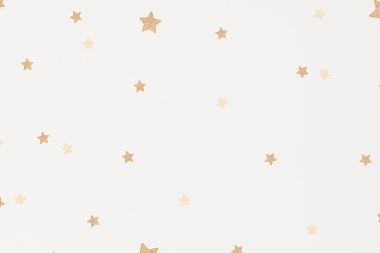 Foto gratuito fondo de estrellas doradas brillantes para niños