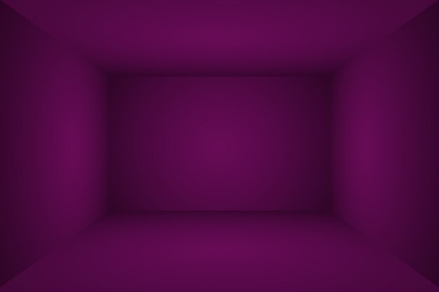 Fondo de estudio de concepto abstracto vacío luz degradado púrpura fondo de sala de estudio para producto p ...