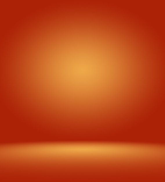 Fondo de estudio fotográfico naranja vertical con viñeta suave fondo degradado suave pintado c...