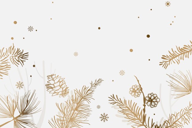 Fondo festivo nevado de navidad con espacio de diseño