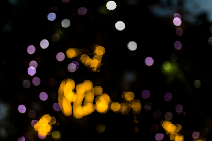 Foto gratuito fondo festivo con puntos de luz